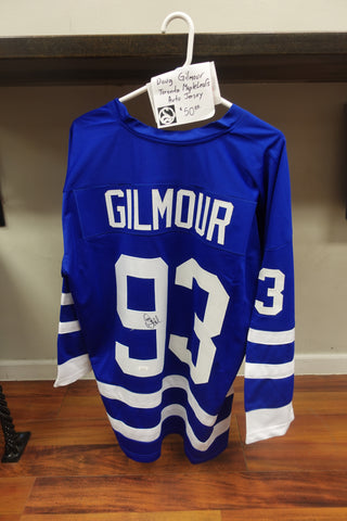 Jersey Doug Gilmour Auto Torono Maple Leafs