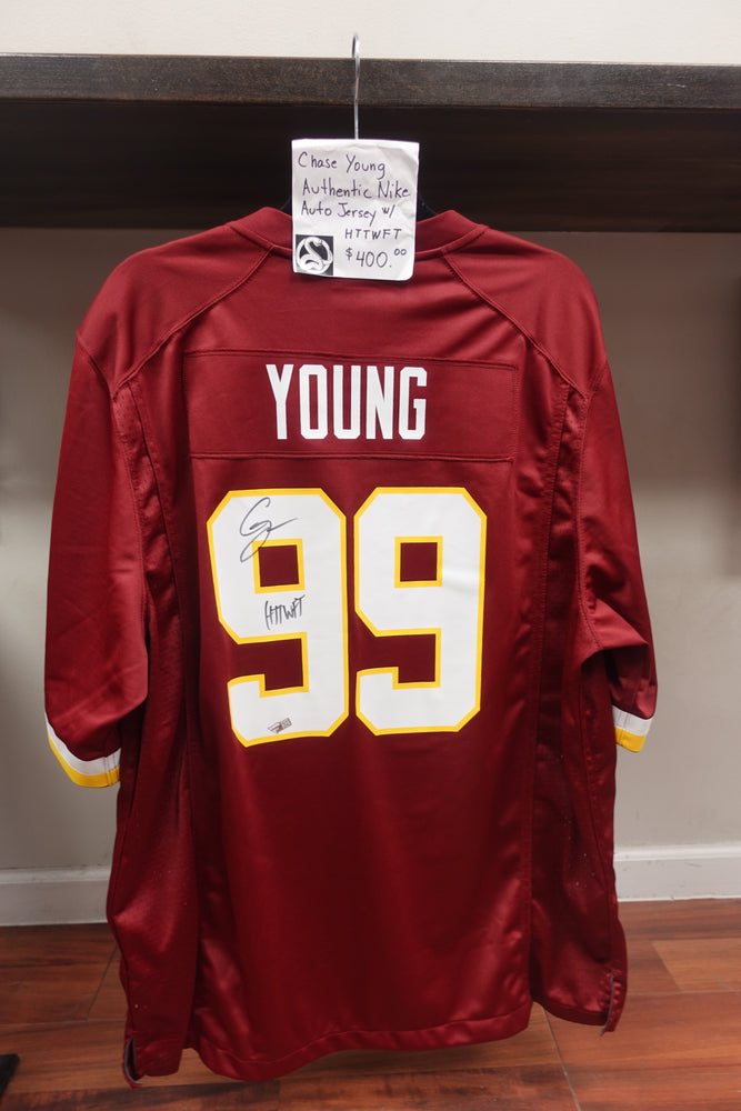 Jersey Chase Young Auto Authentic Nike w/ HTTWFT