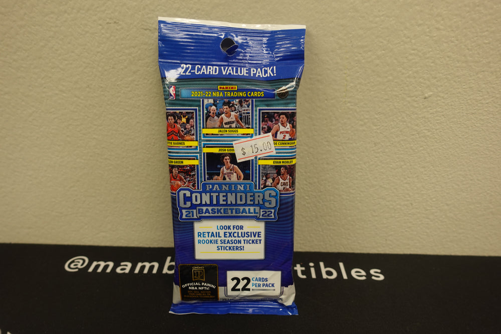 2021-22 Panini Contenders NBA Cello Pack (22 Cards)