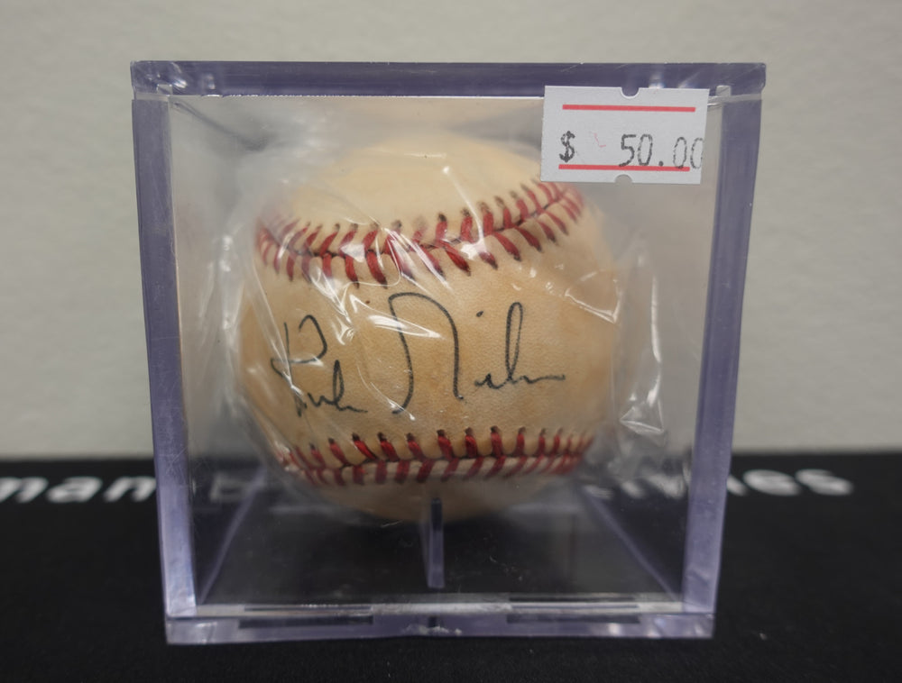 Signed Baseball Kirk Gibson