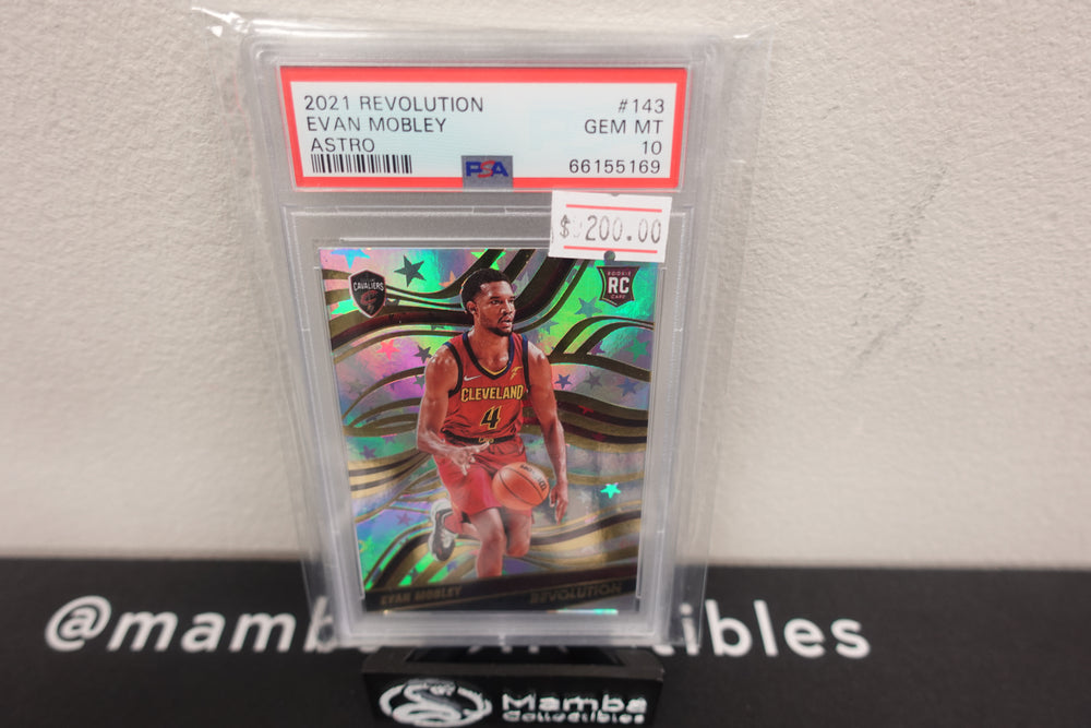 2021 Revolution #143 Evan Mobley Astro PSA 10