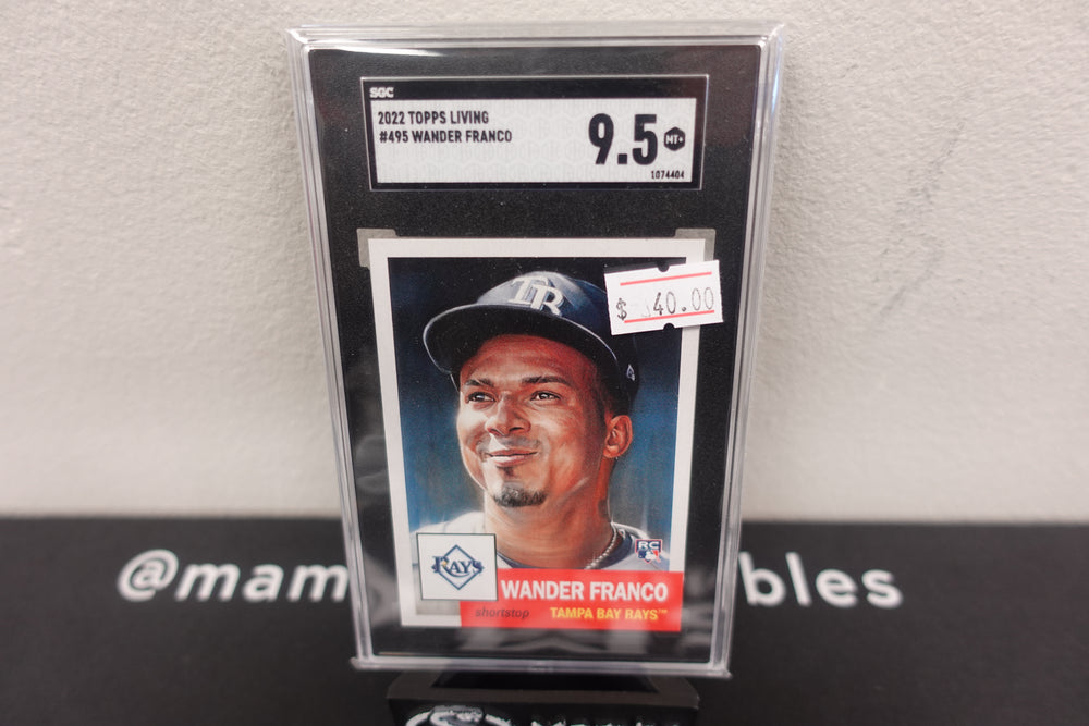 2022 Topps Living #495 Wander Franco SGC 9.5