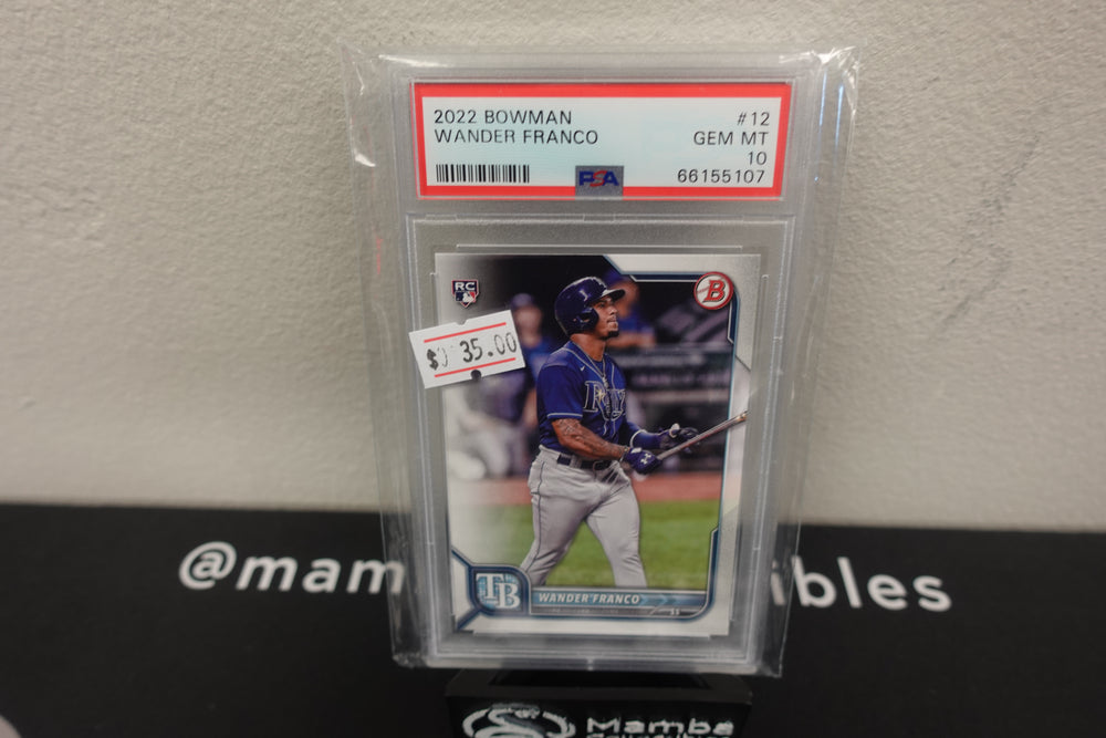 2022 Bowman #12 Wander Franco PSA 10