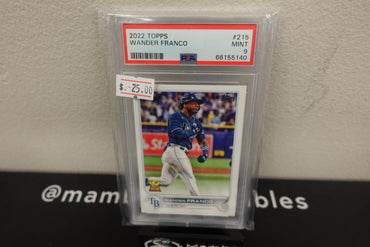 2022 Topps #215 Wander Franco PSA 9