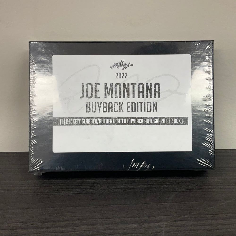 2022 Leaf Joe Montana Buyback Edition