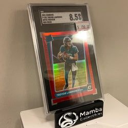 2021 Donruss P-251 Trevor Lawrence Optic Preview Red Prizm (SGC 8.5)