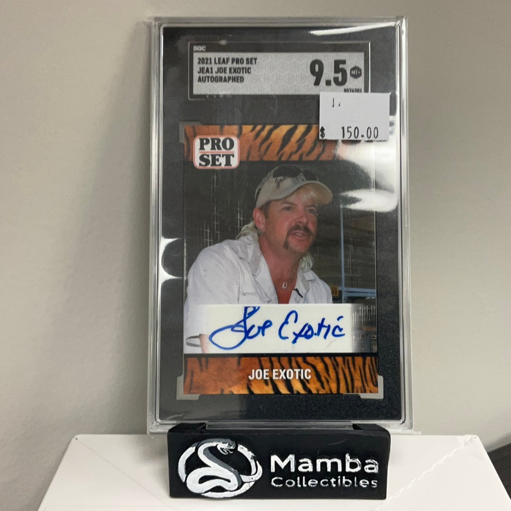 2021 Leaf Pro Set JEA1 Joe Exotic Autographed (SGC 9.5)